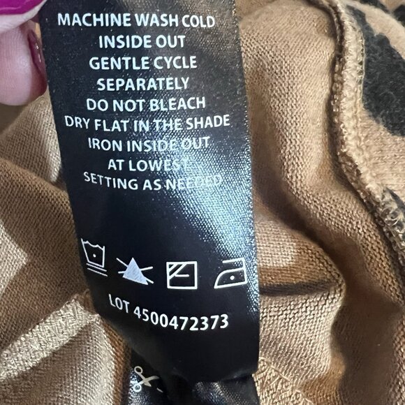 Buffalo David Bitton Women Sweater Leopard Print Soft Viscose Blend Cozy Small - Picture 10 of 10